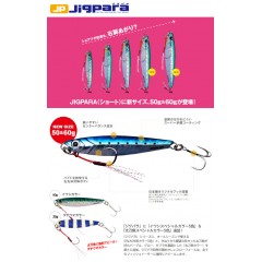 メジャークラフト　ジグパラ　ショート　20g　Major Craft　Jigpara　