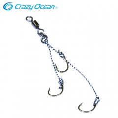 Crazy Ocean　Click and tie mule entwining hand hook