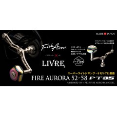 Fish Arrow x Libre Fire Aurora Union 52-58mm PT35 Knob