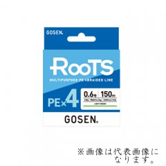 ゴーセン  ルーツ PE×4　ライトグリーン 150m 　GOSEN　Roots multicolor