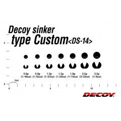 Decoy DS-14 Type Custom Sinker Gun Ball