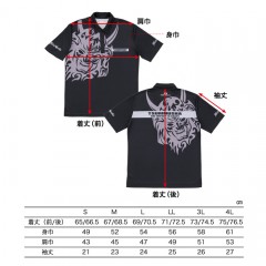 Tsurimusha dry adjust MUSHA polo shirt S-4L