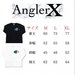 【全2色】アングラーエックス　スネイルポッパー　ロンT　AnglerX