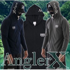 AnglerX Barcode dry zip hoodie