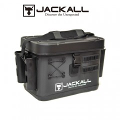 [5-piece set] Jackal tackle container R M size + tackle pouch M size with rod holder
