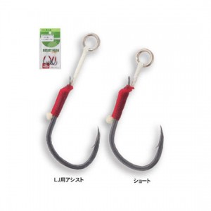 Melon-ya Kobo Assist Hook Single for Light Jigging Fluorine Processing