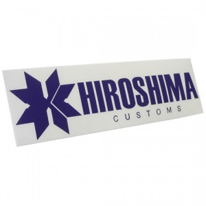 【セール特価】ヒロシマカスタム　ロゴステッカー　HIROSHIMA CUTSOMS