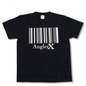 Angler X chest big barcode short-sleeved T