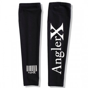 Angler X arm cover brand logo X barcode
