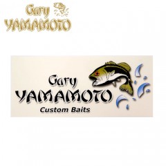 ゲーリーヤマモト　ステッカー　ロゴ　＃ブラック　GaryYamamoto	