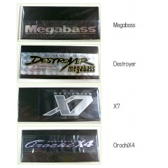 Megabass metallic sticker METALIC SICKER