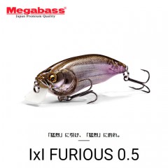 【全16色】メガバス　アイバイアイ　フューリアス　0.5　Megabass IXI FURIOUS 0.5