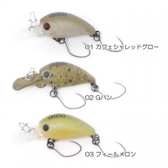Lucky Craft Micro Crapie DR 2 Hooks F 1091 Color
