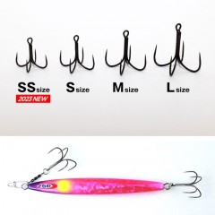 JACKALL Anchovy fish hook fluorine coating 4 pieces