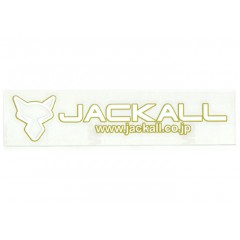 ジャッカル　カッティングステッカー　タイプ3/Mサイズ　JACKALL　CUTTINGSTICKER　#ゴールド/ホワイト