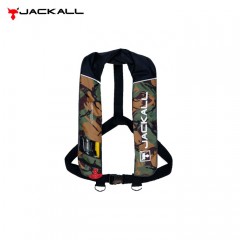 ジャッカル　自動膨張式ライフジャケット　JK-2520RS　＃グリーンカモ　【桜マーク　Aタイプ】JACKALL　