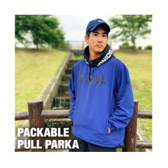 evergeen　B-TRUE packable pull hoodie　