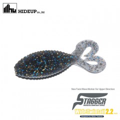 Hideup stagger wide twin tail  2.2inch