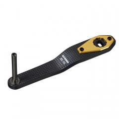 LP Works 85-95mm carbon jigging handle