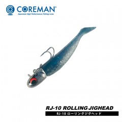【全12色】コアマン　RJ-10　ローリングジグヘッド　10g　COREMAN