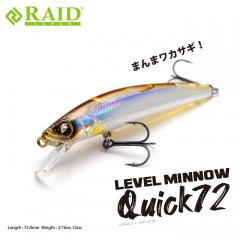 RAID JAPAN Level Minnow Quick 72