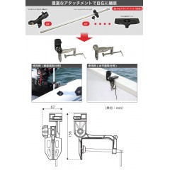 BMO JAPAN  （ビーエムオージャパン） ステンクランプベース　ソケット付　BM-CP02-S