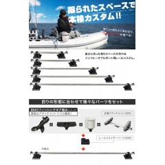 BMOジャパン　  IFボート用レールセット 1840mm　BM-IFRS-A8RB1840