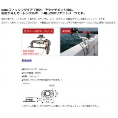 BMO JAPAN Stainless socket base Part number BM-SSB