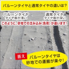 BMOジャパン　シャフト　バルーンタイヤ2個セット　30E0065