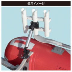 BMO JAPAN　3連ロッドホルダー（コンパクト万力セット）
