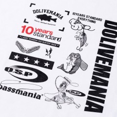 オーエスピー　バスマニア　ミックスデザインTシャツ　OSP×bassmania　Mixed design T-shirt　