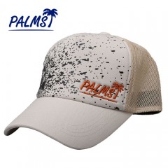 Palms Splash pattern mesh cap