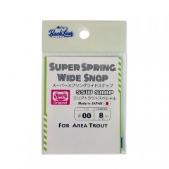 SUPER SPRING WIDE SNAP 【Made in Japan】ORIGINAL　LURE SNAP  (BLACK color)