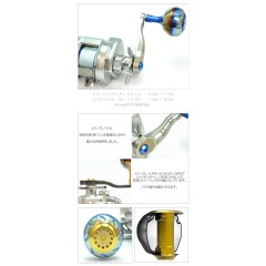 BJ75-83 Single handle for bait reel Shimano & Daiwa common  [Order product]