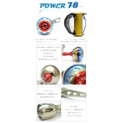 POWER78 L type spinning handle Daiwa 6000-6500  [Order product]