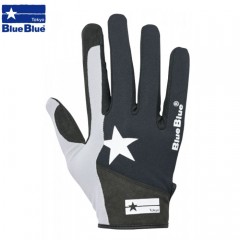 Blue Blue High grip power gloves 5 fingers