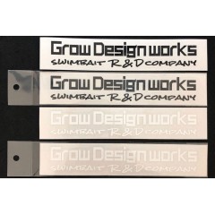 グローデザインワークス　カッティングステッカー　Mサイズ　Grow Design works　