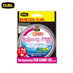 DUEL Invisible Pink Fluoro Iso Harris 50m Size 0.8-5