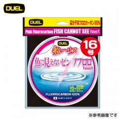 DUEL Pink Fluorocarbon FISH CANNOT SEE 100m NO.12
