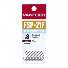 Van Fook Expert Hook Fine Wire Competition SP-21F 12 pieces