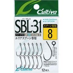 Owner (Cultiva) Single 31 Barbless SBL-31 Area Trout Hook