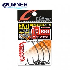 Owner straight rig spin hook No.12324 OWNER