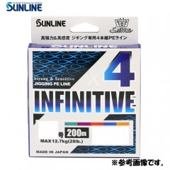 サンライン　ソルティメイト　インフィニティブ　X4　300m　1号-3号　ジギング用PE　SUNLINE	