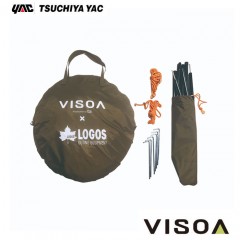YAC　VISOA×LOGOS　Car joint tarp　UV1
