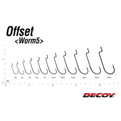 Decoy Warm 5 offset hook