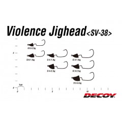 Decoy Violence Jighead SV-38