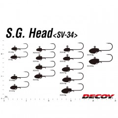 DECOY  SG Head SV-34 (Salt Game Jig Head)