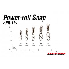 Decoy PR-11 Power Roll Snap # 0 to # 2 NS Black