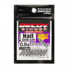 デコイ　ネイルシンカー　鉛タイプ　DS-10　DECOY　Sinker type Nail　