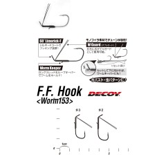 Decoy FF hook  Worm 153 Hobust compatible